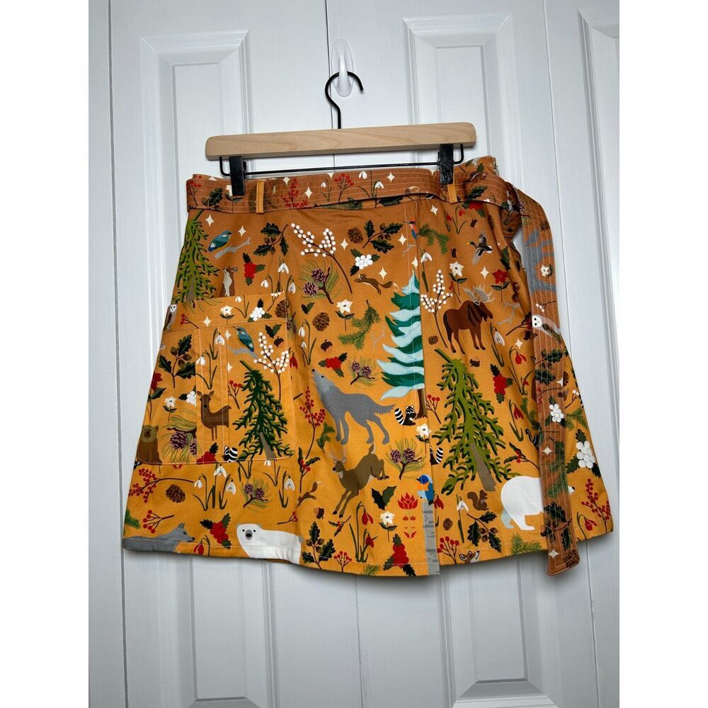 NWT THE KIT by Daniel Vosovic Golden Woodland Cargo Mini Skirt XL cottagecore